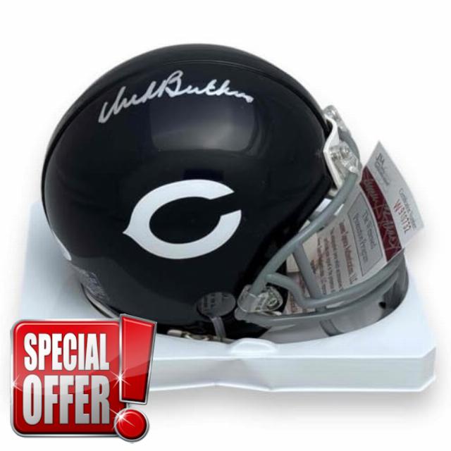 Dick Butkus Autographed Signed Chicago Bears Mini Helmet - JSA - Autographed NFL Mini Helmets