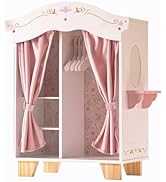 ROBUD Wooden Dollhouse Furniture Set, 23 Pcs Dollhouse Accessories, Miniature Furniture Including...
