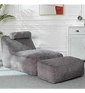 Homguava Modern Sofa Loveseat Couch,3-Seater Soft Sherpa Teddy Sofa Futon Couch Loveseat for Smal...