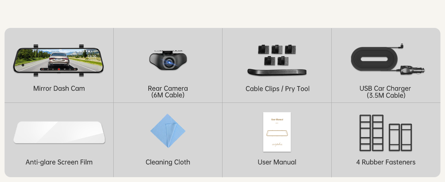 arpha e22 packing list