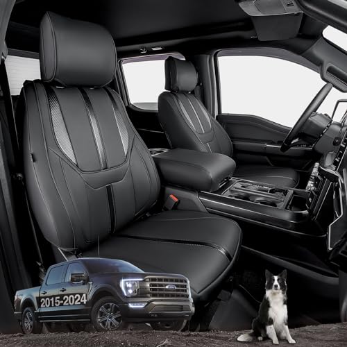 Full Covered for 2015-2024 Waterproof Leather Seat Covers