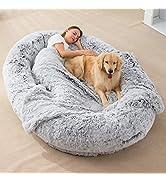 Homguava Large Bean Bag Bed for Humans BeanBag Dog Bed Human-Sized Large Dog Bed for Adults, Pets...
