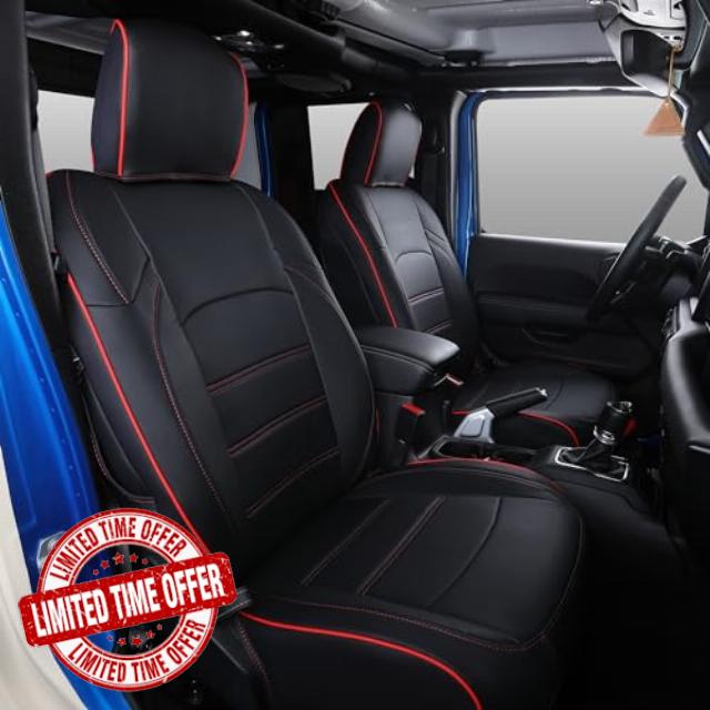 Jeep Gladiator Seat Covers - Premium Quality Faux Leather