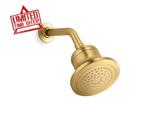 KOHLER K-33631-Y-2MB Cinq Single-function filtered showerhead