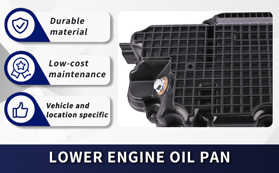 Lower Engine Oil Pan 11110-5CB2B 11110-5CB1B for Infiniti Q50 2016 2017 2018 2019 2020 2021 2022
