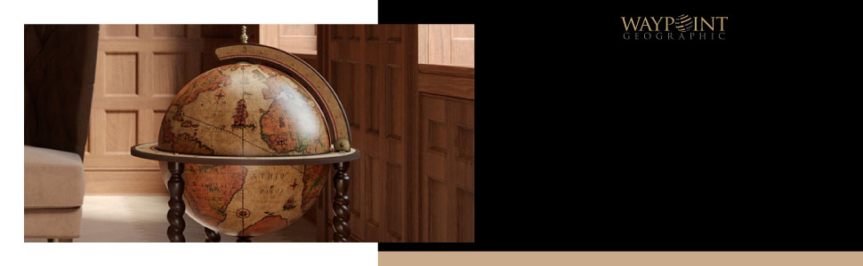 Waypoint Geographic Bar Globe