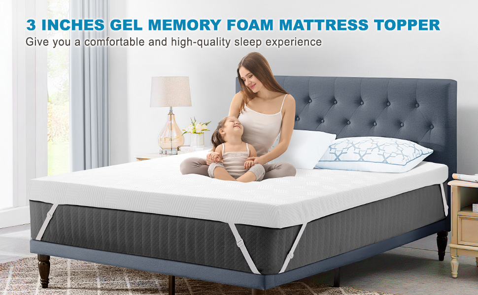 3 inch memory foam mattress topper