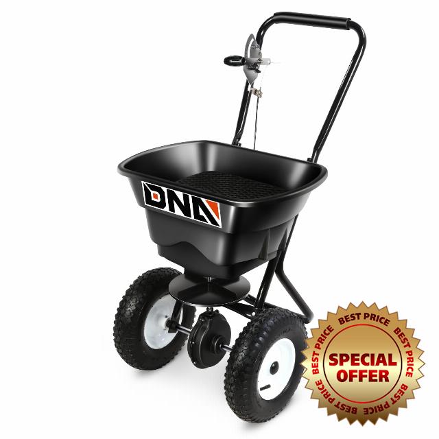 DNA MOTORING 80lb Walk-Behind Broadcast Spreader 36KG/29L Capacity