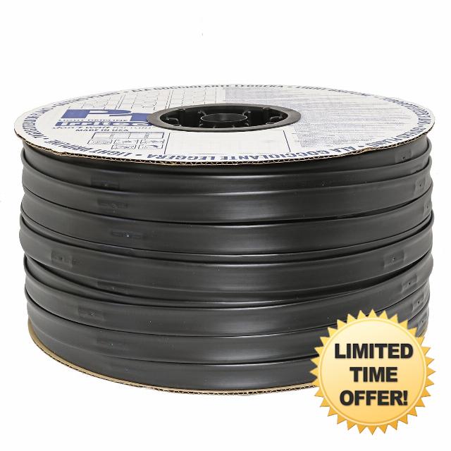 USA Made Drip Irrigation Tubing P1 5/8' Drip Tape 15 mil 12" Spacing 0.46 GPH 1000' Foot Roll Premium Quality (1000' Foot Roll)