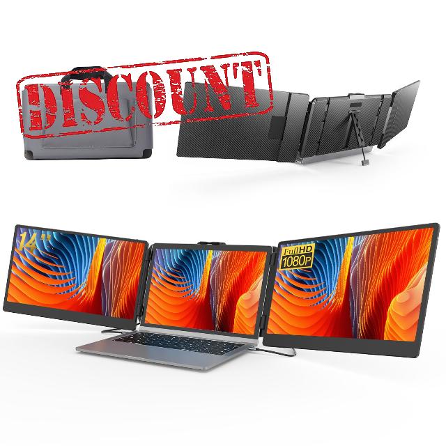 Laptop Screen Extender 14” 1080P FHD IPS
