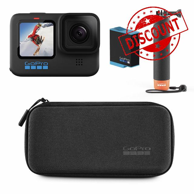 GoPro HERO10 Black Bundle - Includes HERO10 Black Camera