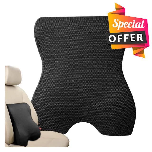 Back Pillow Memory Foam Cushion Compatible with Lower Back and Lumbar Support Ergonomic Car Back Cushion Elastic Pillow Compatible with Office Chair Bed