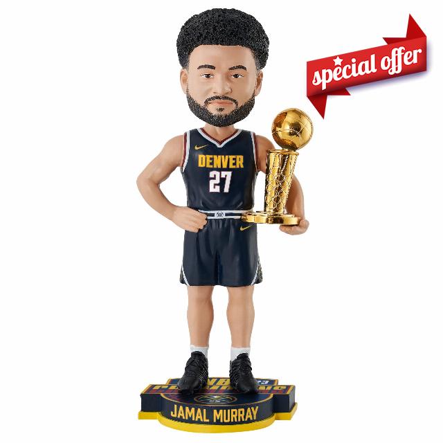 Jamal Murray Denver Nuggets 2023 NBA Champions Bobblehead NBA Basketball