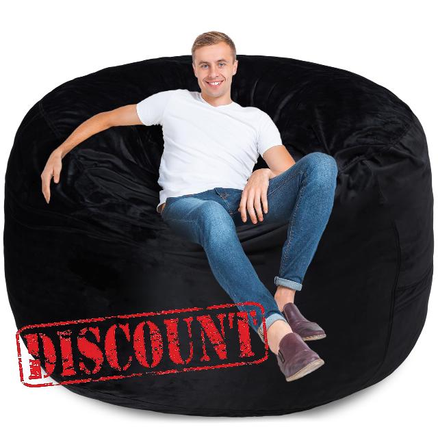 6FT Bean Bag Chairs for Adults with Filling