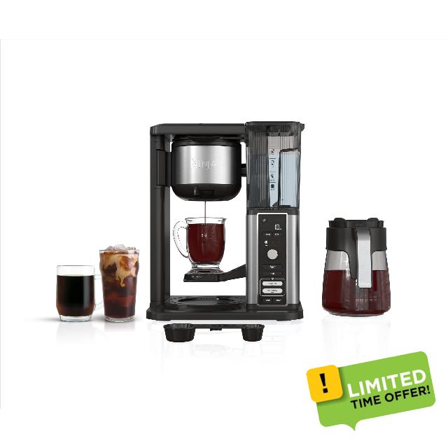 Ninja CM371 Hot & Iced XL Coffee Maker with Rapid Cold Brew