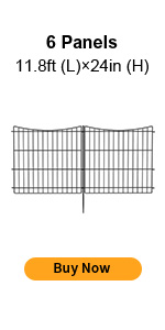 Garden Fence 6 Panels