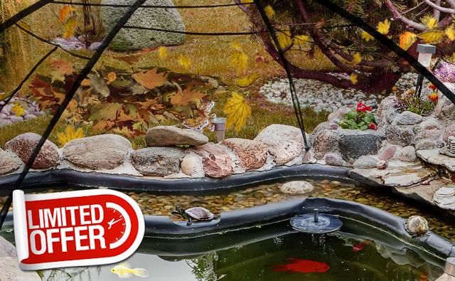 Pond Cover Garden Dome Net for Outdoor Ponds Winter 13X17FT with 2 Door