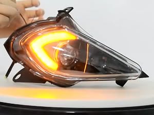 LED Headlights Assembly Kit for Yamaha Raptor 250 350 700 YFZ450 YFZ450R YFZ450X Wolverine 350 450