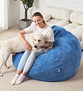 Homguava Large Bean Bag Bed for Humans BeanBag Dog Bed Human-Sized Large Dog Bed for Adults, Pets...
