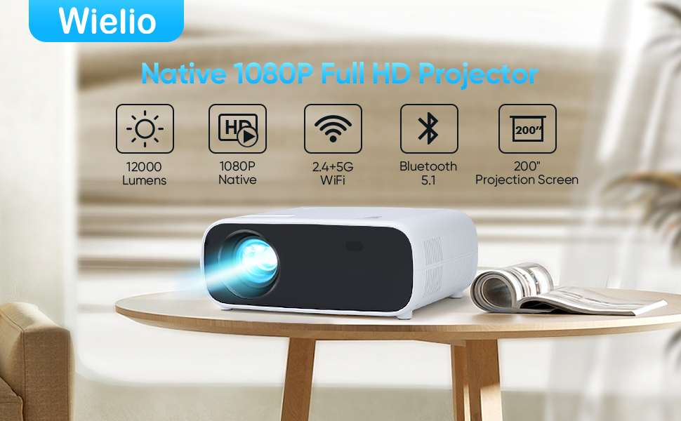 Wifi and Bluetooth Projector