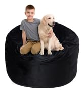 Homguava Bean Bag Chair Water Drop Shape (Grey)