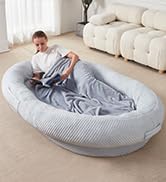 Homguava Large Bean Bag Bed for Humans BeanBag Dog Bed Human-Sized Large Dog Bed for Adults, Pets...