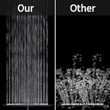 black shower head