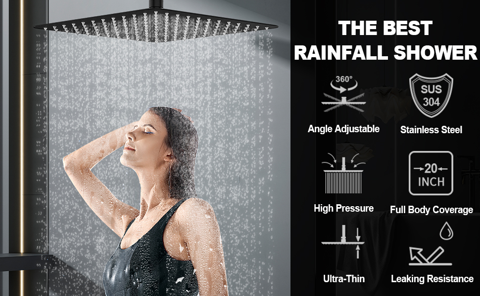 shower head black
