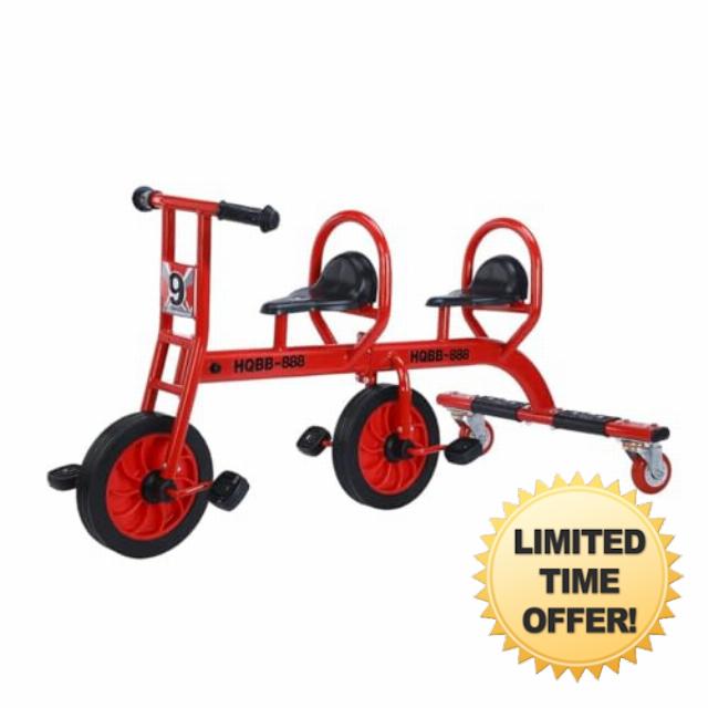 LJJY-KK Kids Tricycle Double Seat