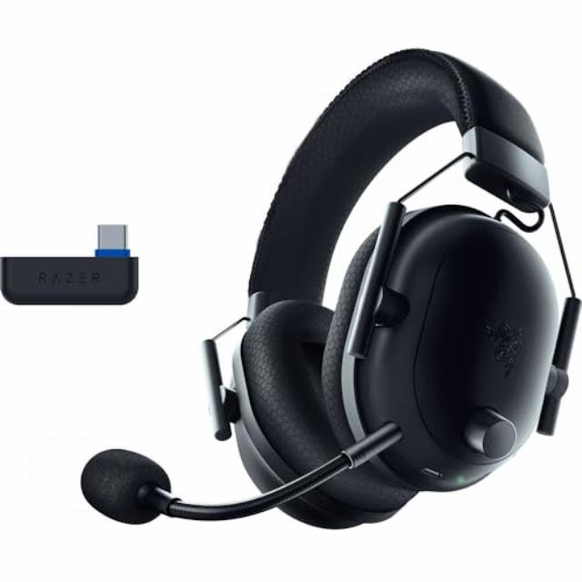 Razer BlackShark V2 Pro Wireless Playstation Gaming Headset: 50mm Drivers - Wideband Mic - Comfortable Noise Isolating Earcups - for PS5
