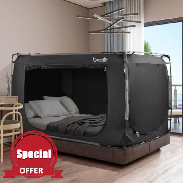 Borna Bed Tent Bed Canopy Queen Size for Adult and Kids