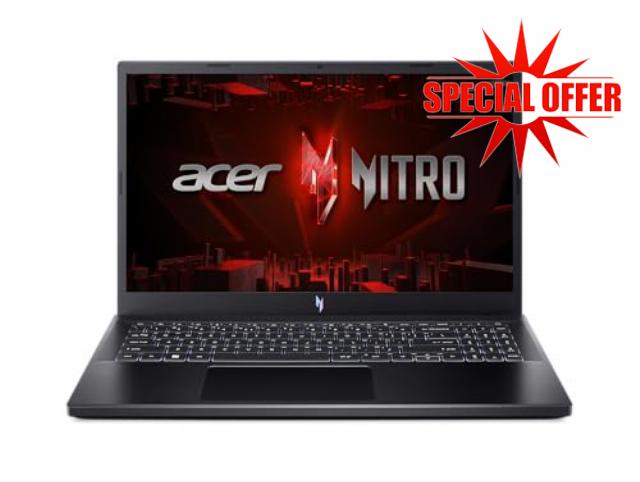 Acer Nitro V Gaming Laptop | Intel Core i5-13420H Processor | NVIDIA GeForce RTX 4050 Laptop GPU | 15.6" FHD IPS 144Hz Display | 8GB DDR5 | 512GB Gen 4 SSD | WiFi 6 | Backlit KB | ANV15-51-51H9