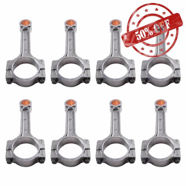 Floating Pin Connecting Rod w/Bushing Replacement for 1997-2013 Chevy GM LS2 LS3 Gen IV/4 5.3 6.0 6.2L 12577583 12617570