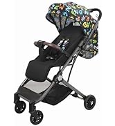 Bakisu V9 Milk Tea Baby Stroller Deluxe Foldable Baby Stroller, Infant Stroller, Umbrella Strolle...