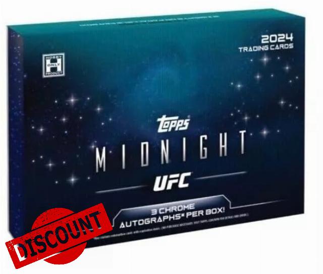 2024 Topps Midnight UFC Hobby Box - Factory Sealed