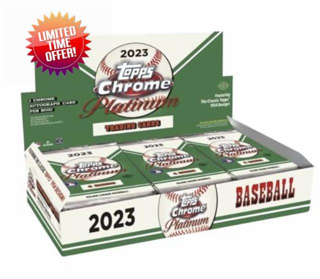 2023 Topps Chrome Platinum Anniversary Baseball Sealed Hobby Box
