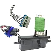 POHILA Blower Motor Resistor Wiring Harness Compatible with Chevy, GMC Silverado, Tahoe, Suburban...