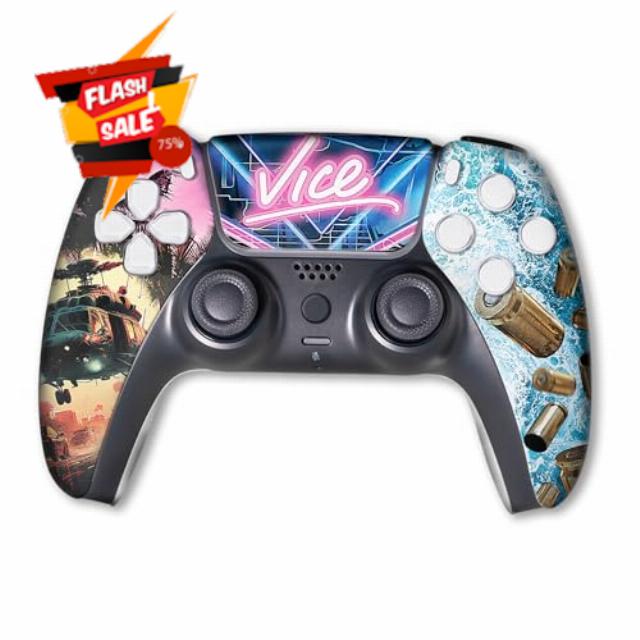 BABY CUDDLE BOX GTA 6 Custom PS-5 Controller Wireless compatible with Play-Station 5 Console by BCB Controllers | Proudly Customized in USA with Permanent HYDRO-DIP Printing (NOT JUST A SKIN)