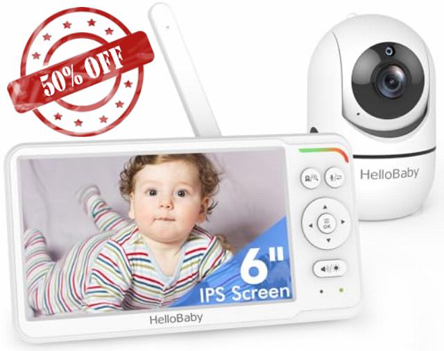 HelloBaby Baby Monitor with Camera and Audio
