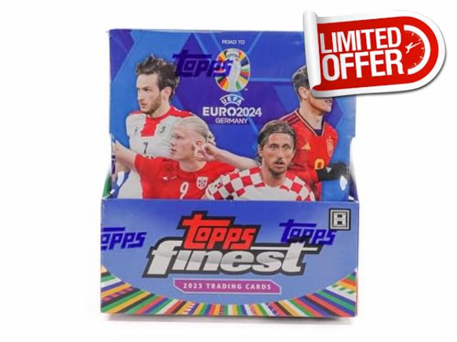 2023/24 Topps Finest UEFA Euro 2024 Soccer box (12 pks/bx)