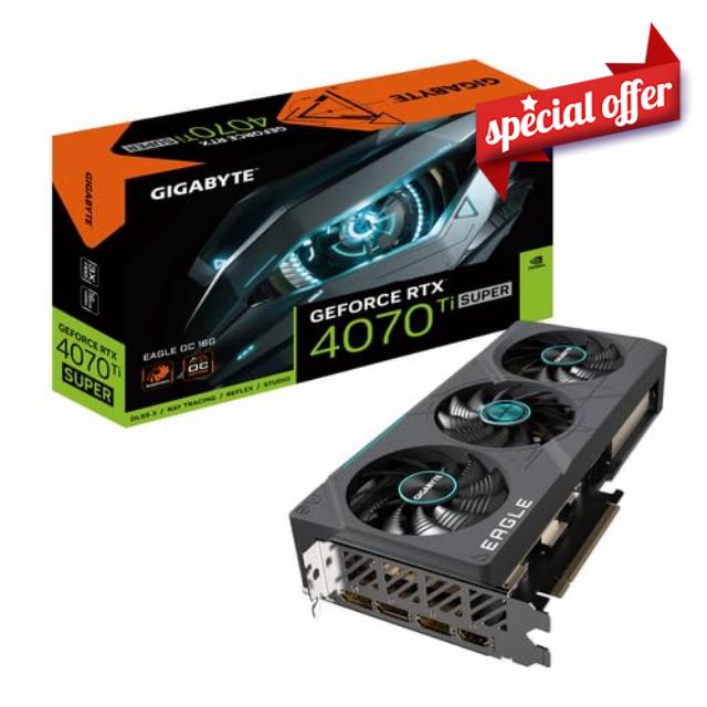 GIGABYTE GeForce RTX 4070 Ti Super Eagle OC 16G Graphics Card