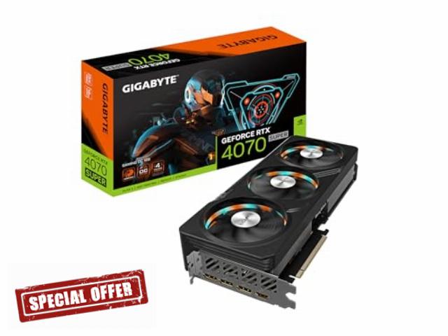 GIGABYTE GeForce RTX 4070 Super Gaming OC 12G Graphics Card