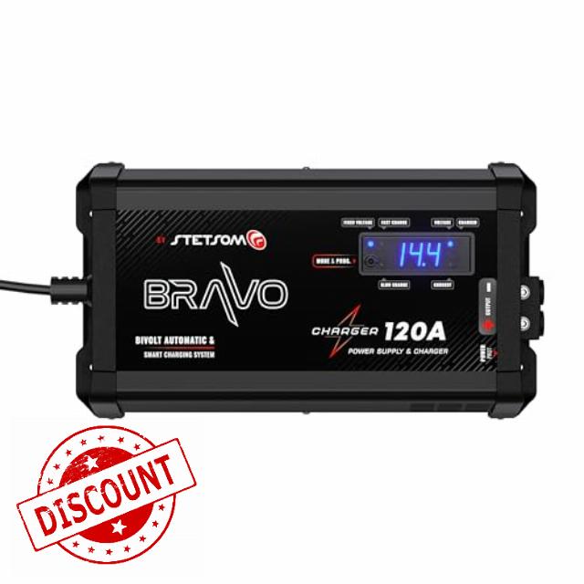 Stetsom Bravo Charger 120A Bivolt – US Standard Plug
