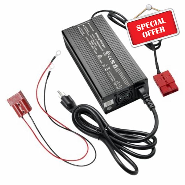 OGRPHY 36V 10A Lithium Battery Charger with 0V Charging Function