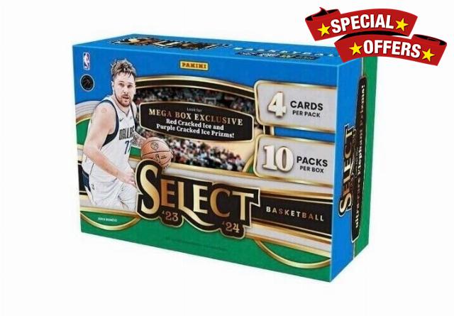 2023-24 Panini Select Basketball Mega Box (40 Cards/Box)