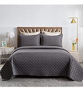 BYBYME 3 Pieces Oversized Quilt Set Bedspread(128