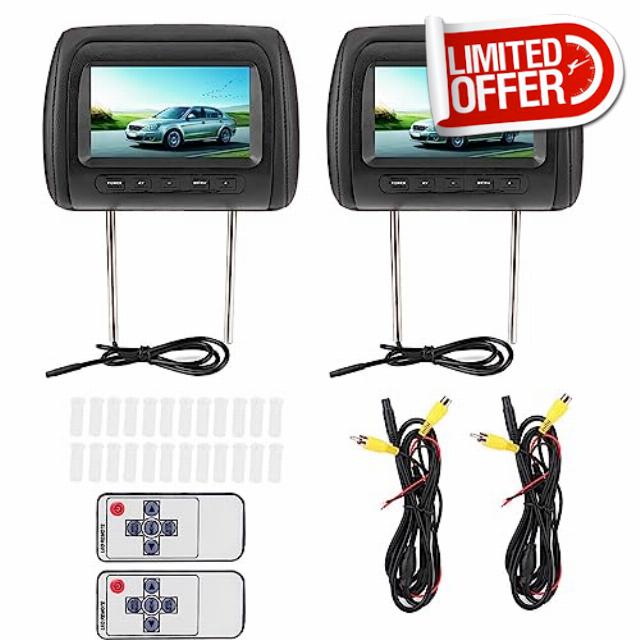 2pcs Dual Portable DVD Player