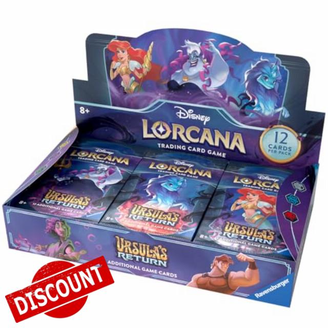 Ravensburger Disney Lorcana TCG: Ursula's Return Booster Pack Display for Ages 8 and Up