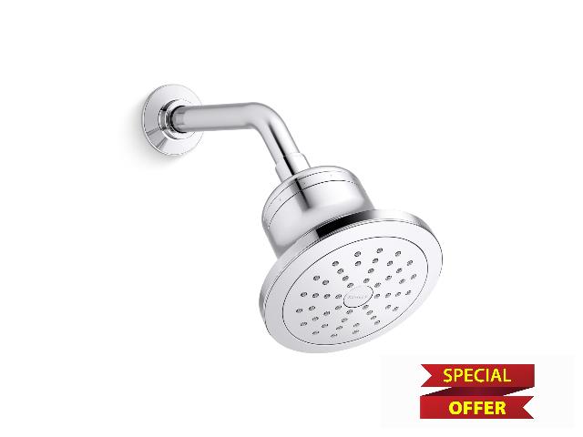 KOHLER K-33631-G-CP Cinq Single-Function Filtered Shower Head