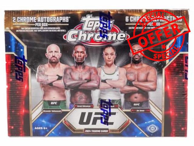 2024 Topps Chrome UFC Breakers Delight box (12 cards/bx)